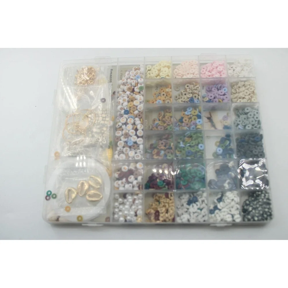 1400pcs ClaBead Clay‎ Beads Bracelet Making Kit DIY